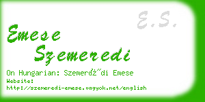 emese szemeredi business card